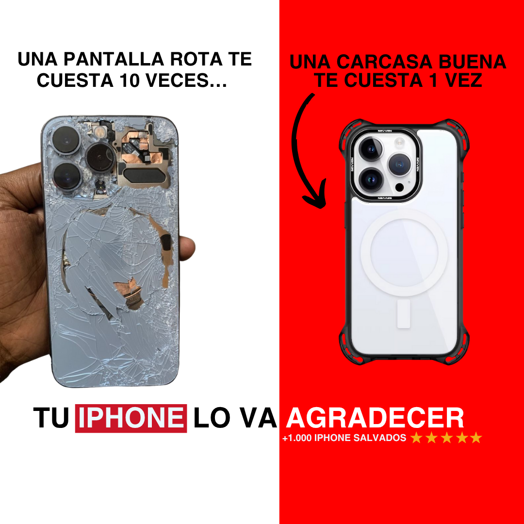 Carcasa para iPhone Urban black Para caídas de 7.5 MT