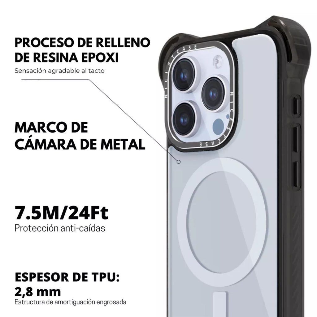 Carcasa para iPhone Urban black Para caídas de 7.5 MT