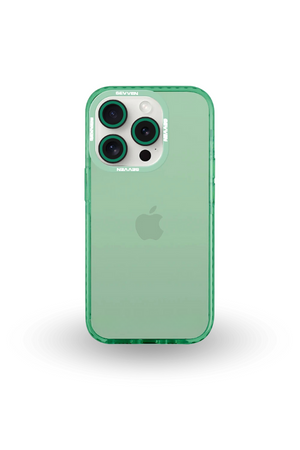 Carcasa Verde Oliva + Protector de Cámara para iPhone