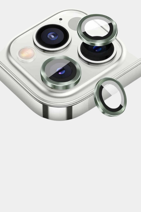 Carcasa+ protector de cámara para iPhone verde oliva