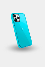 Carcasa+ protector de cámara para iPhone celeste