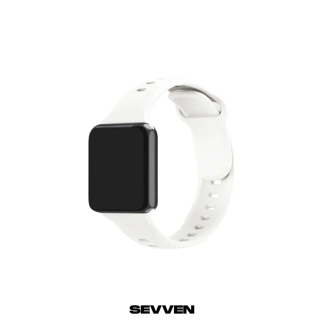 Correa de silicona blanca para Apple Watch