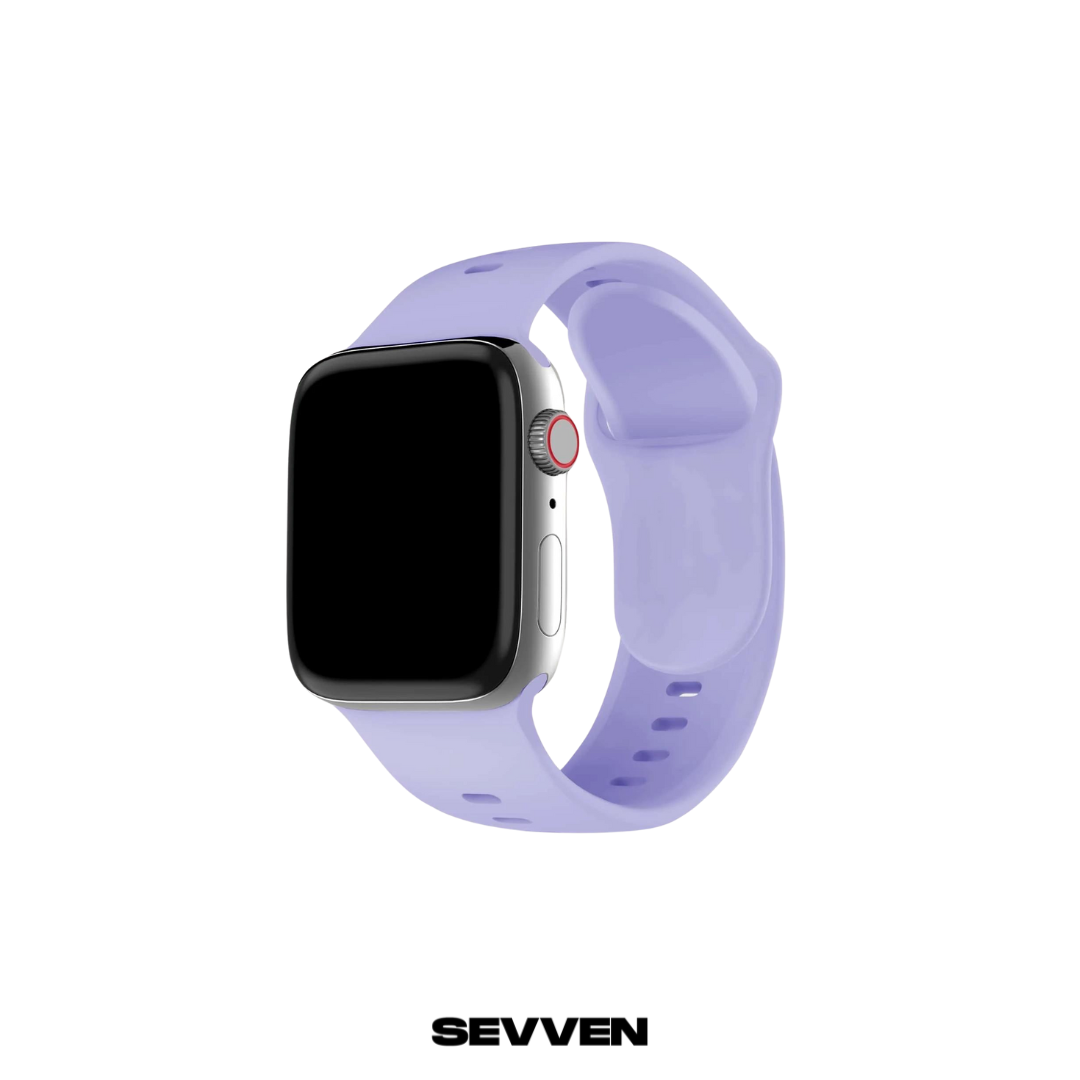 Correa de silicona lila para Apple Watch