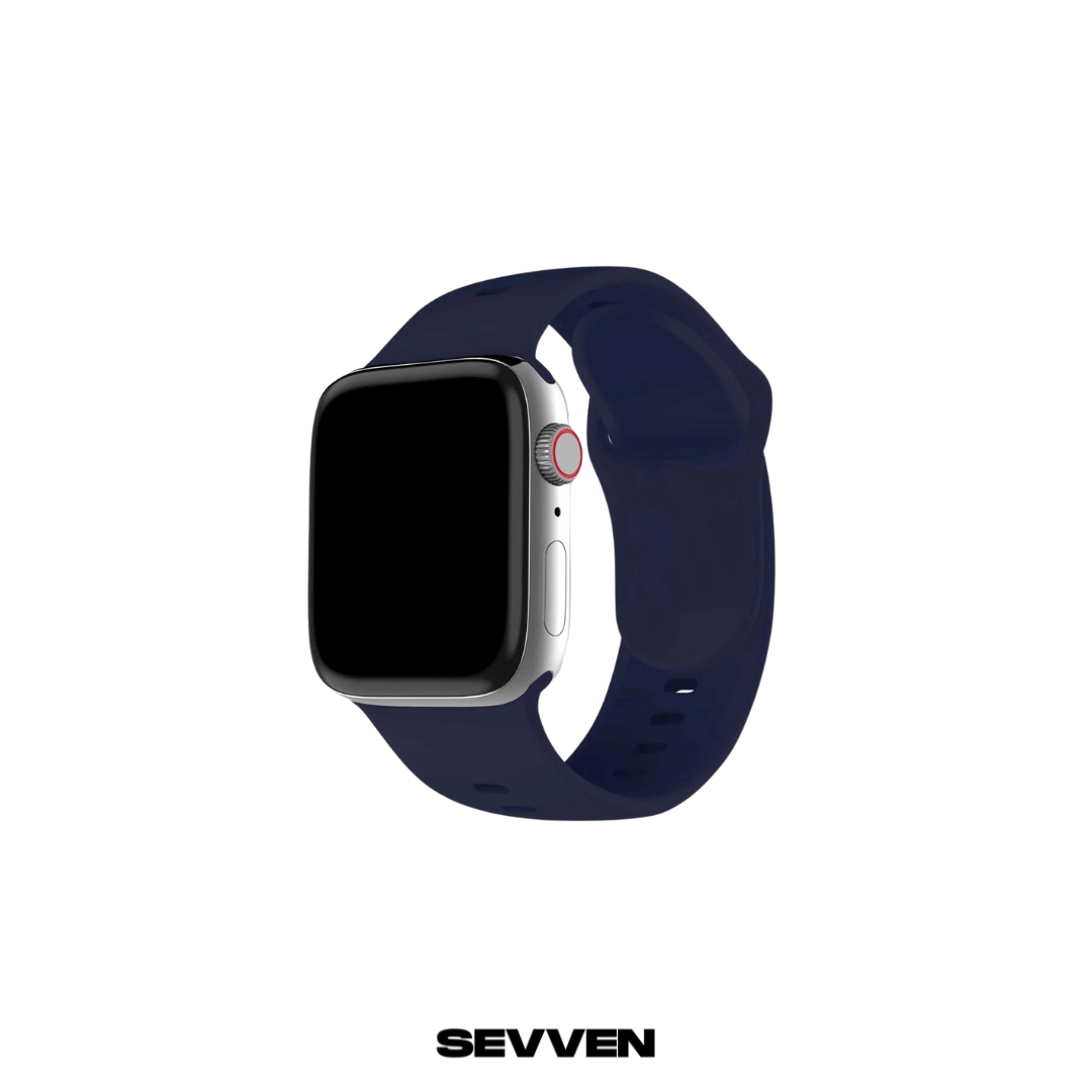 Correa de silicona azul oscuro para Apple Watch