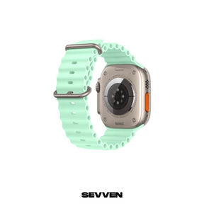 Correa Silicon tipo Ocean verde menta para Apple Watch