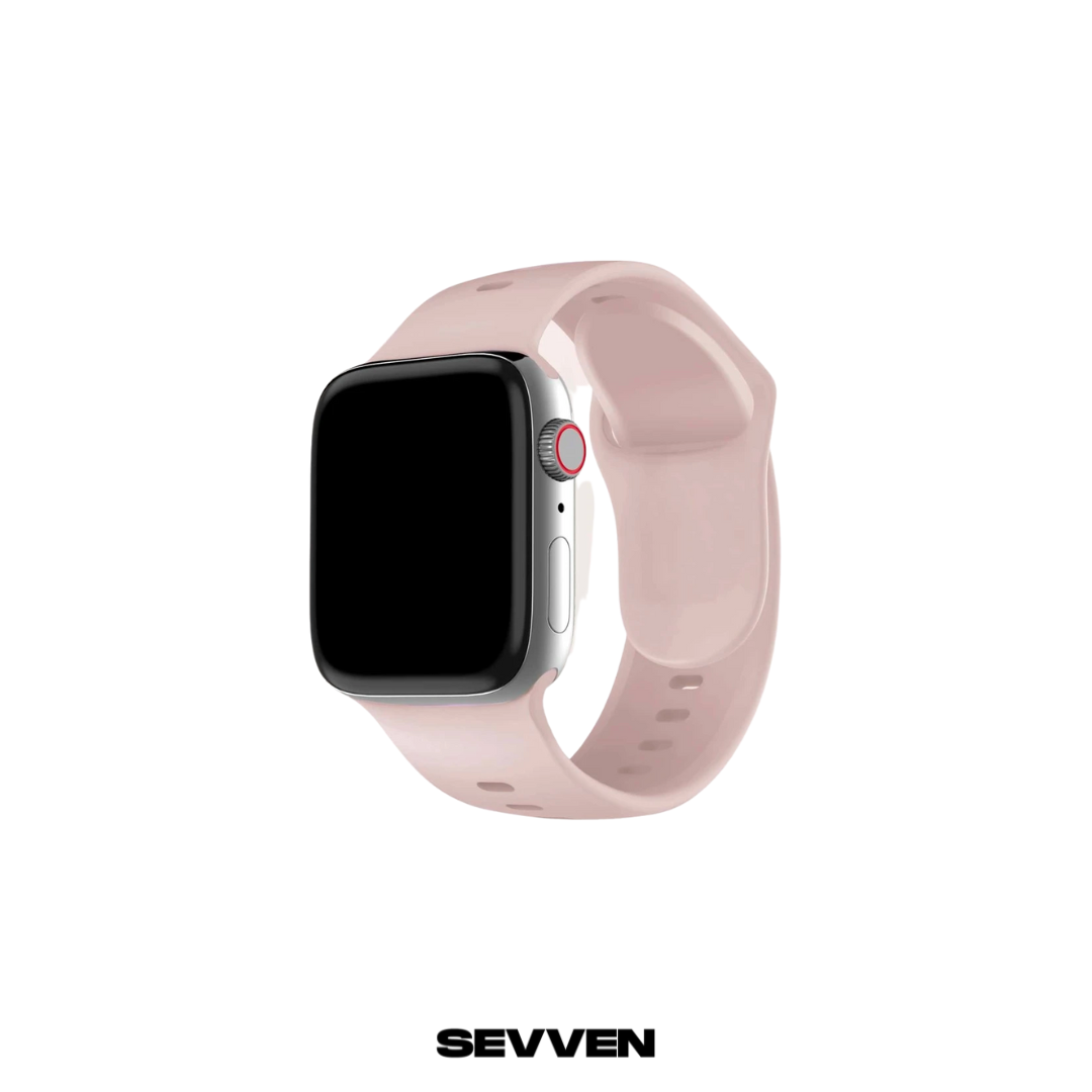 Correa de silicona palo rosa para Apple Watch