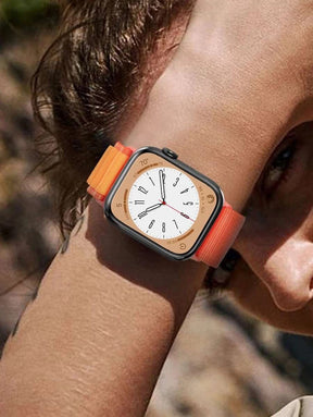 Correa Alpine Loop naranja para Apple Watch