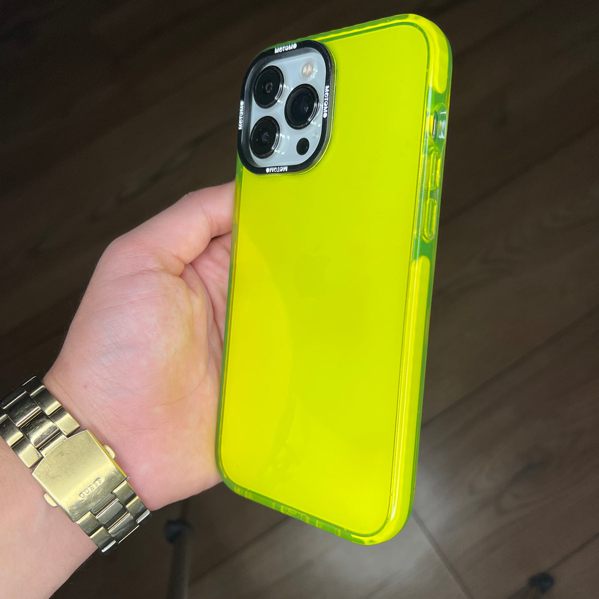 Carcasa Verde Flúor para iPhone