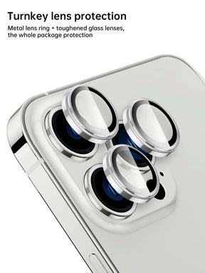 Protector De Cámara Para iPhone Silver